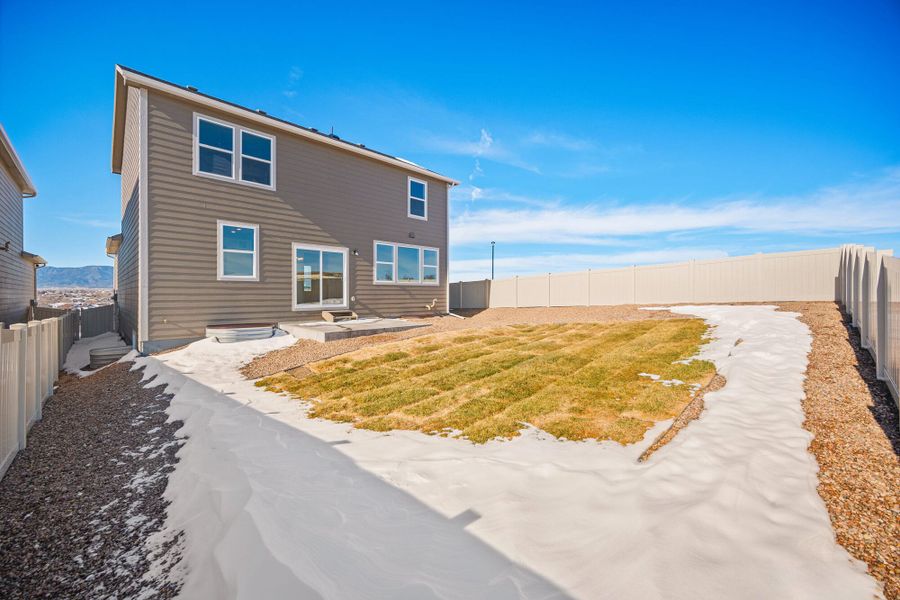 Exterior details and patio area of a home in Aspen Ranch, Fountain (Image 4).