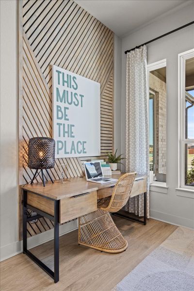 Furnished interior view inside a new home in Lariat, Liberty Hill (Image 40).