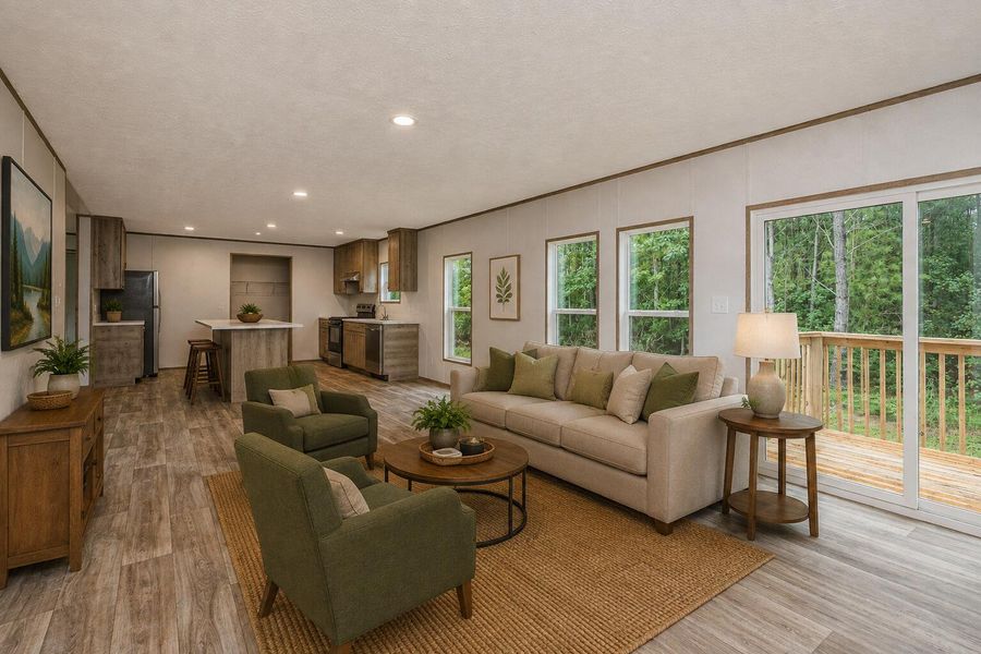 Furnished interior view inside a new home in , Cottageville (Image 14).