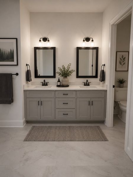 Furnished interior view inside a new home in Dixon Grove, Grimesland (Image 8).