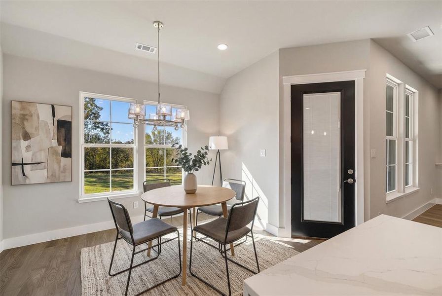 Furnished interior view inside a new home in , Denison (Image 27).