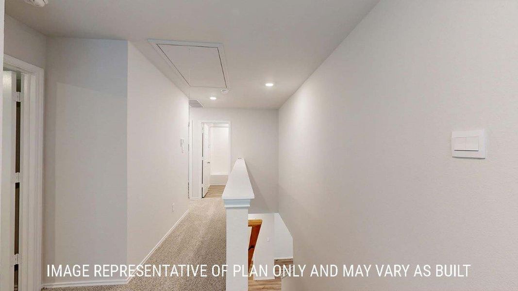 Spacious, unfurnished interior of a new home in Turnbo Ranch, Killeen (Image 24).