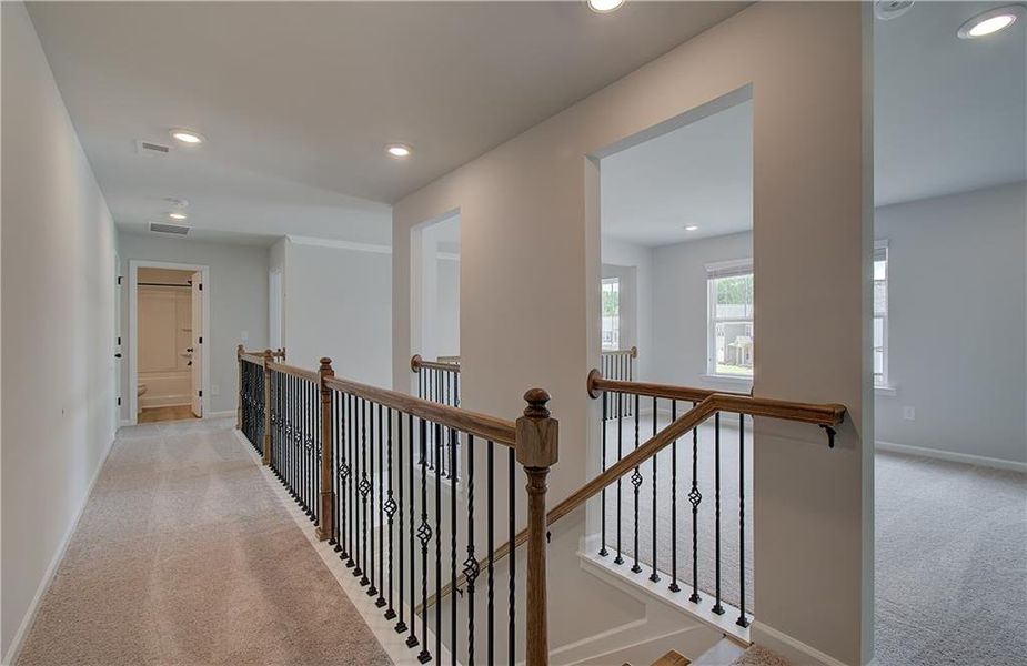 Spacious, unfurnished interior of a new home in Grandview at Millers Mill, Stockbridge (Image 16). Spacious, unfurnished interior of a new home in Grandview at Millers Mill, Stockbridge (Image 16).