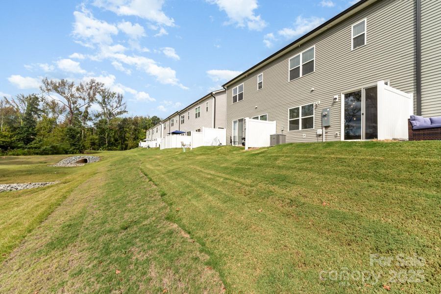 Exterior details and patio area of a home in , Charlotte (Image 1).