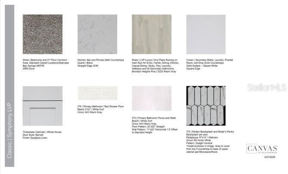 Sample of building materials used in homes in Indigo Creek, Apollo Beach (Image 51).