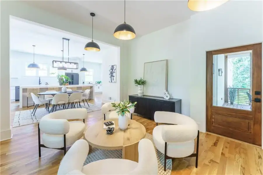 Furnished interior view inside a new home in , Sandy Springs (Image 20).