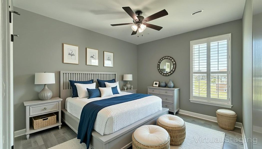 Furnished interior view inside a new home in , Bolivar Peninsula (Image 9).