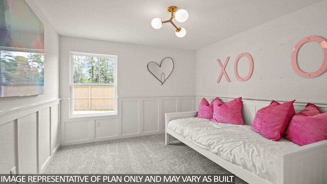 Furnished interior view inside a new home in Porters Mill, New Caney (Image 10).