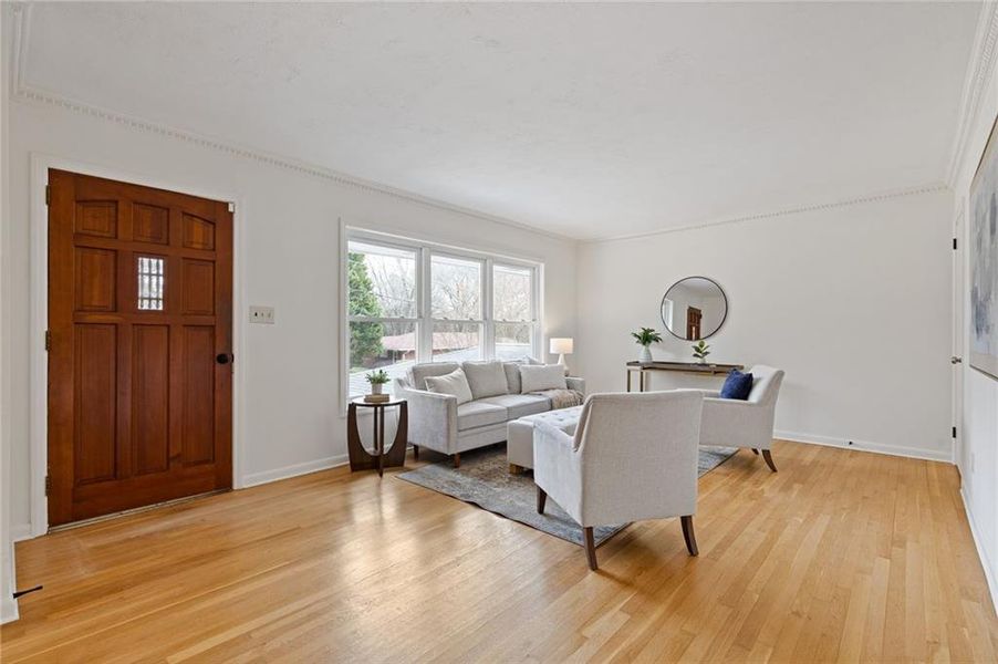Furnished interior view inside a new home in , Marietta (Image 11).