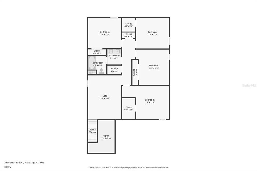 2D floor plan layout of this home in Park East: The Manors, Plant City, FL (Image 5). 2D floor plan layout of this home in Park East: The Manors, Plant City, FL (Image 5).