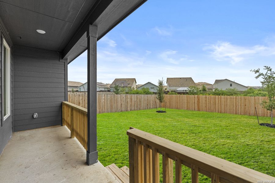 Exterior details and patio area of a home in Mission del Lago, San Antonio (Image 2). Exterior details and patio area of a home in Mission del Lago, San Antonio (Image 2).