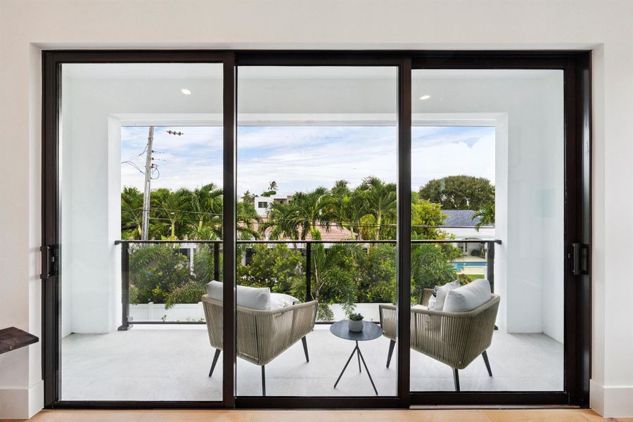Furnished interior view inside a new home in , West Palm Beach (Image 42).