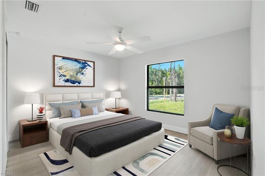 Furnished interior view inside a new home in , Punta Gorda (Image 8). Furnished interior view inside a new home in , Punta Gorda (Image 8).