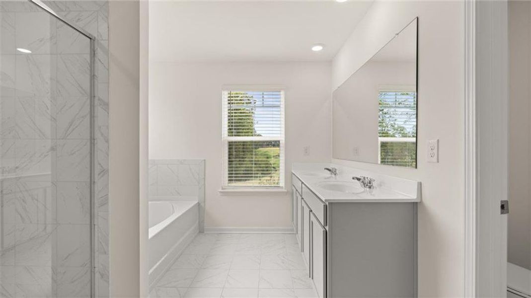 Furnished interior view inside a new home in , Loganville (Image 11).