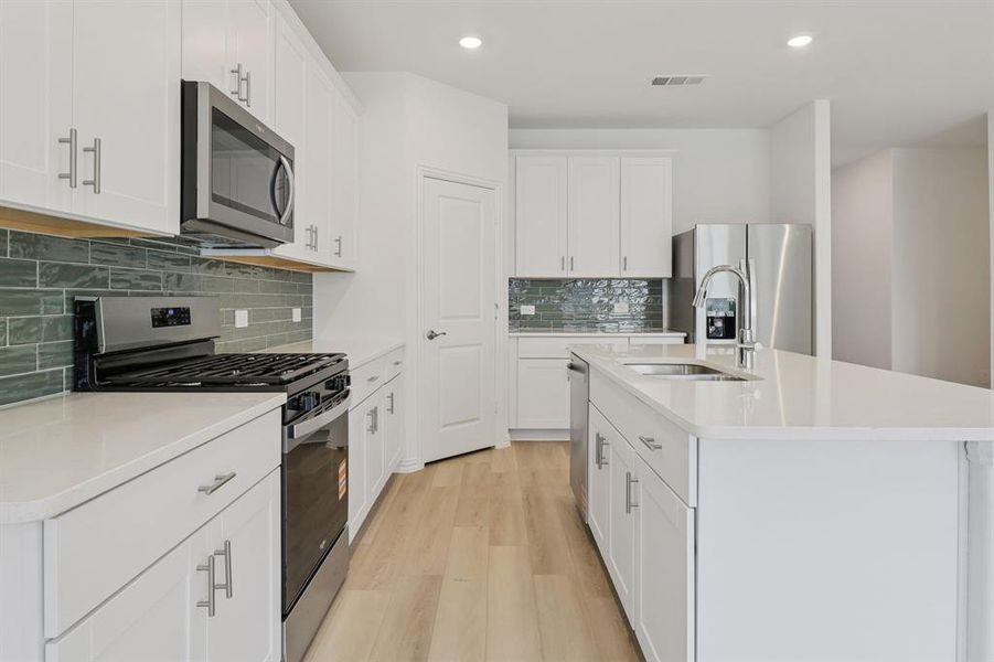 Furnished interior view inside a new home in Southridge - Signature Series, Princeton (Image 12). Furnished interior view inside a new home in Southridge - Signature Series, Princeton (Image 12).