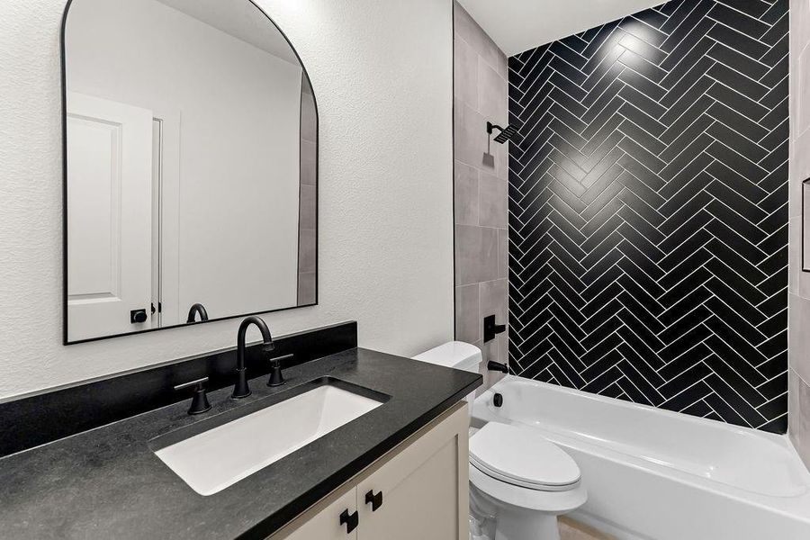 Furnished interior view inside a new home in , Greenville (Image 17).