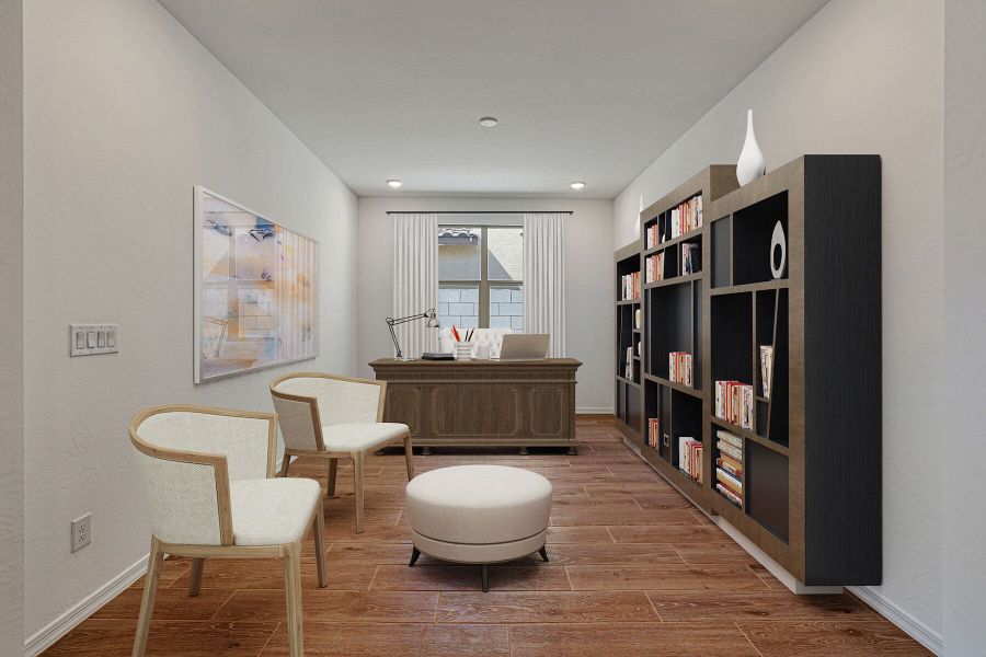 Representative furnished interior of a home built from the Harbor by Mattamy Homes in Empire Pointe, Queen Creek (Image 9).