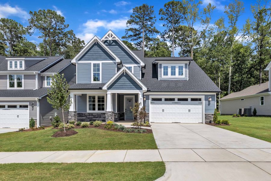 Representative exterior photo of a completed home built from the The Whitley by RobuckHomes in Kennebec Crossing, Angier, NC (Image 40). Representative exterior photo of a completed home built from the The Whitley by RobuckHomes in Kennebec Crossing, Angier, NC (Image 40).