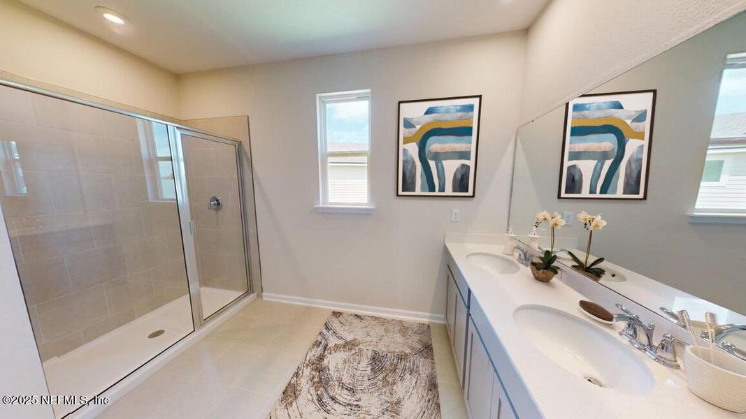 Furnished interior view inside a new home in Sandridge Hills, Green Cove Springs (Image 8).