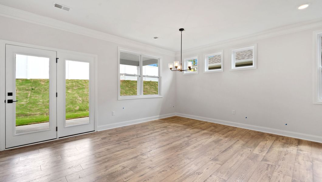 Spacious, unfurnished interior of a new home in The Villas at Pine Valley, Boiling Springs (Image 19).