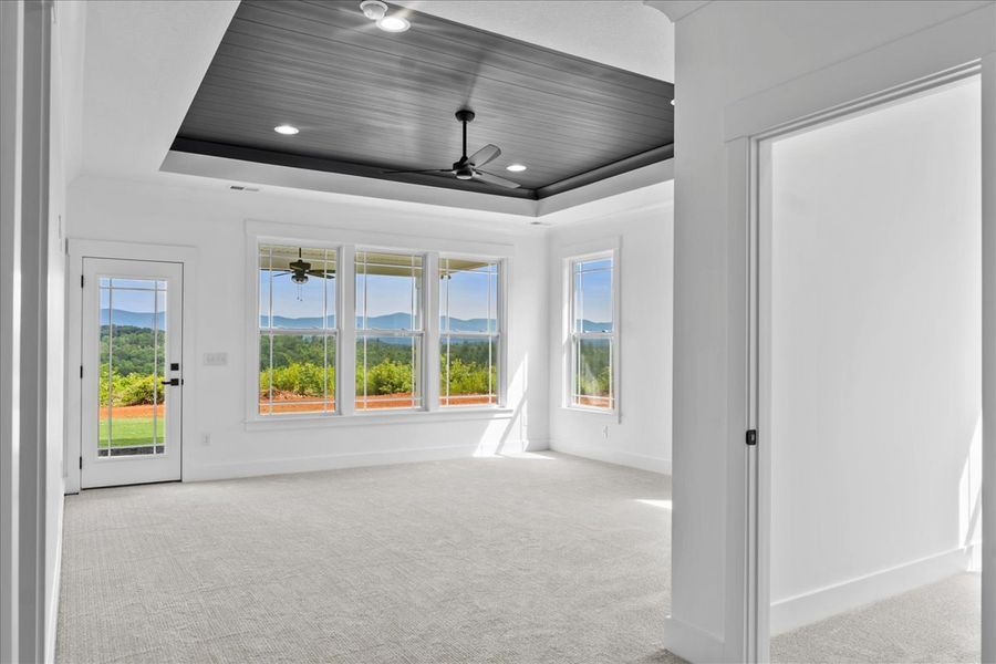 Representative unfurnished interior of a home built from the Converse Elite by Enchanted Homes in Smokey Hills, Campobello (Image 27).