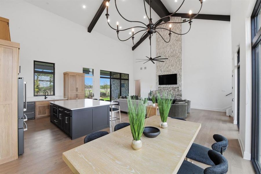 Furnished interior view inside a new home in , Graford (Image 11).