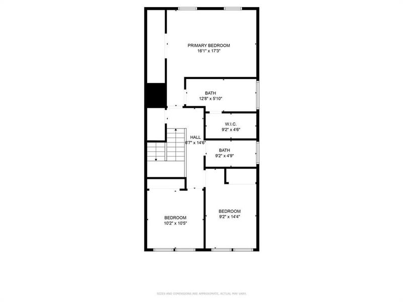 2D floor plan layout of this home in , Dallas, TX (Image 5). 2D floor plan layout of this home in , Dallas, TX (Image 5).
