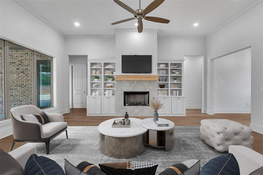 Furnished interior view inside a new home in , Longview (Image 9). Furnished interior view inside a new home in , Longview (Image 9).