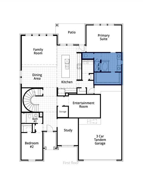 2D floor plan layout for the Leyland Plan by Highland Homes in Goodland: 60ft. lots, Midlothian, TX (Image 21). 2D floor plan layout for the Leyland Plan by Highland Homes in Goodland: 60ft. lots, Midlothian, TX (Image 21).