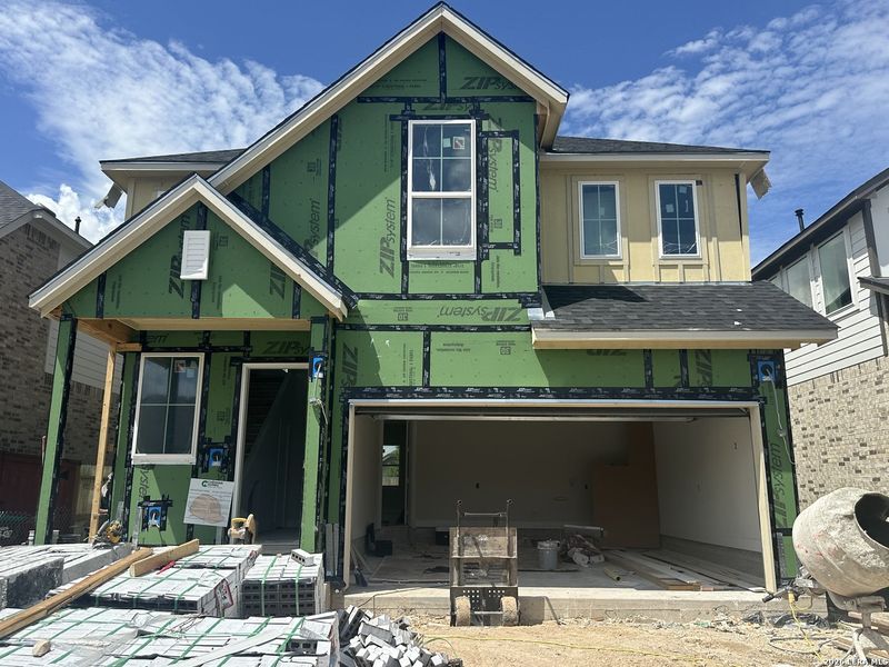 In-progress construction of a new home in Stillwater Ranch, San Antonio, TX (Image 15). In-progress construction of a new home in Stillwater Ranch, San Antonio, TX (Image 15).