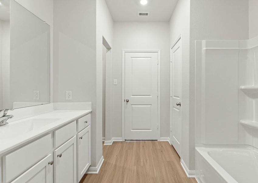 Exceptional master bathroom with a large vanity Exceptional master bathroom with a large vanity