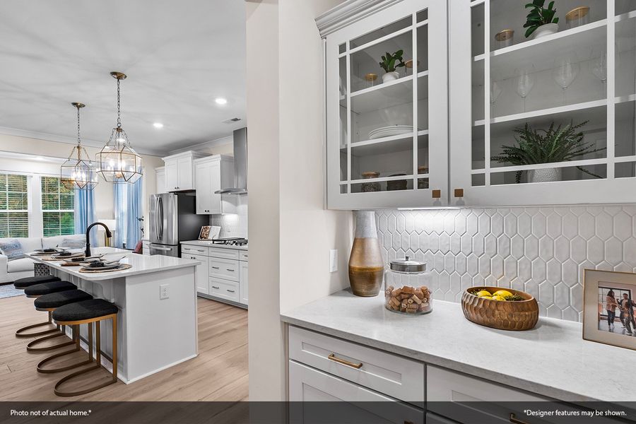 Furnished interior view inside a new home in Sweetbrier, Durham (Image 6).
