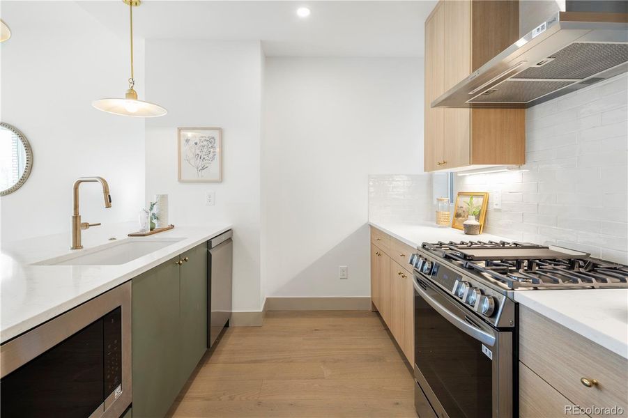 Furnished interior view inside a new home in , Denver (Image 11).