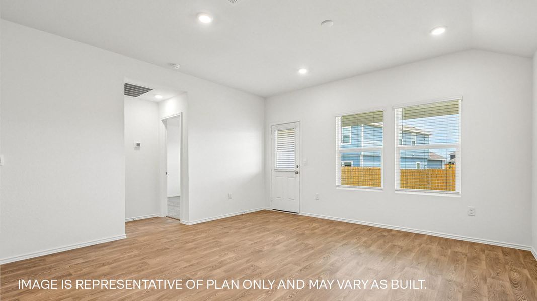 Representative unfurnished interior of a home built from the The Taylor by D.R. Horton in Durango, Mustang Ridge (Image 15).
