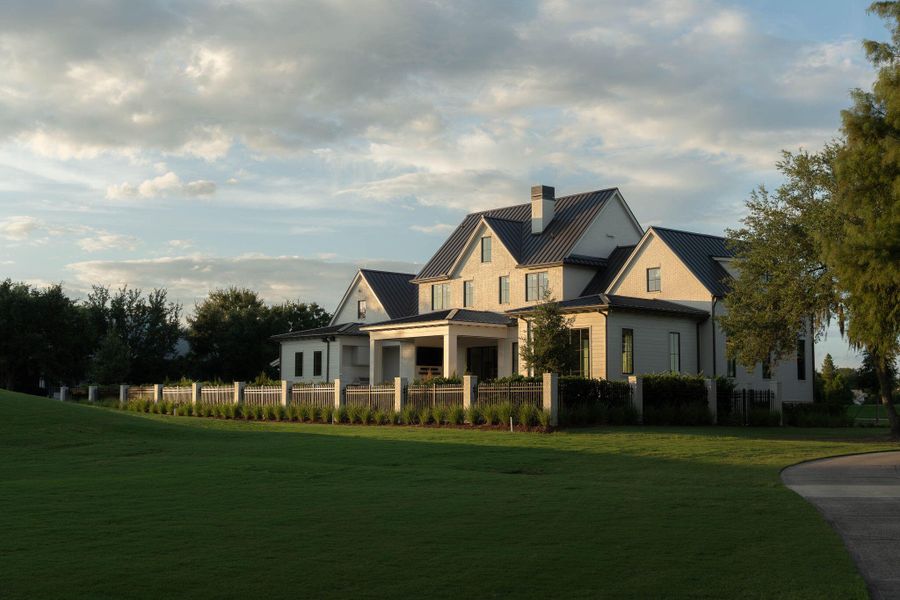 Front exterior of a new home in , Charleston, SC, highlighting curb appeal (Image 34). Front exterior of a new home in , Charleston, SC, highlighting curb appeal (Image 34).