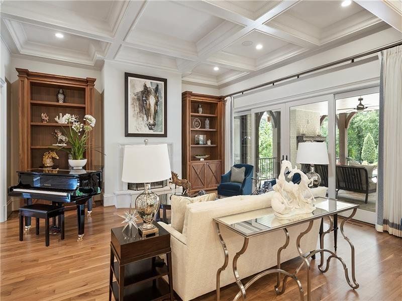 Furnished interior view inside a new home in Crossroads, Alpharetta (Image 13).