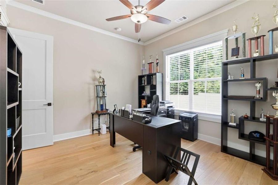Furnished interior view inside a new home in , Clarkesville (Image 16).