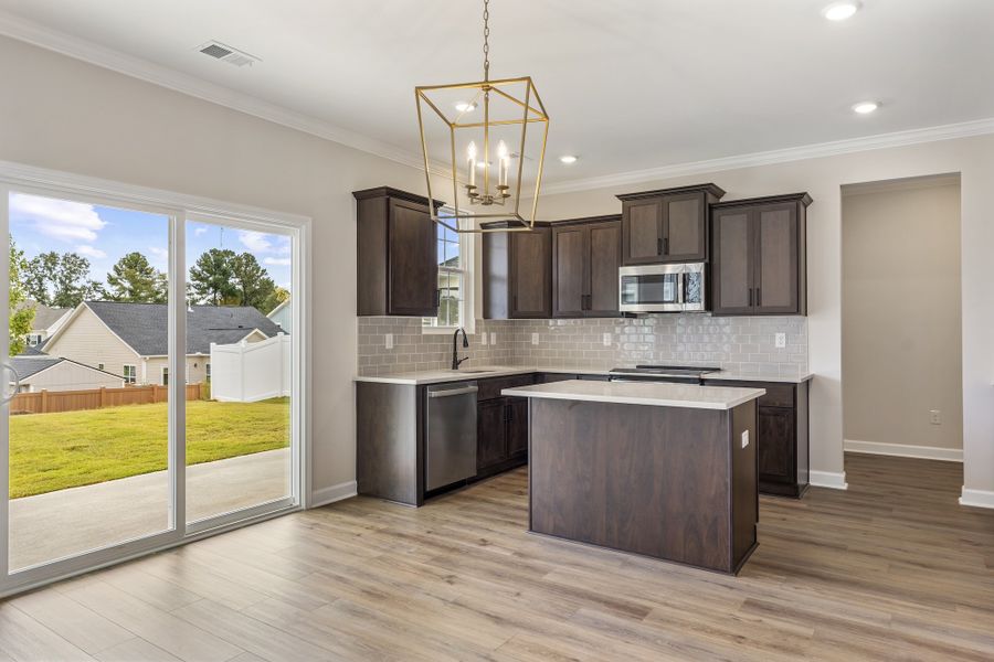 Furnished interior view inside a new home in Cottages at Lake Emory, Inman (Image 7). Furnished interior view inside a new home in Cottages at Lake Emory, Inman (Image 7).