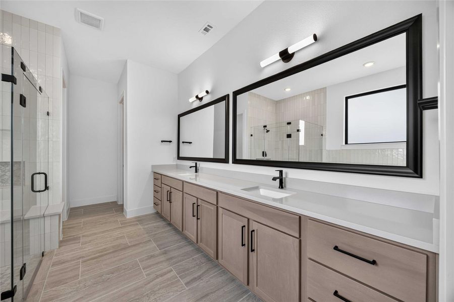 Furnished interior view inside a new home in Friendswood Trails 70' Homesites, Friendswood (Image 6).