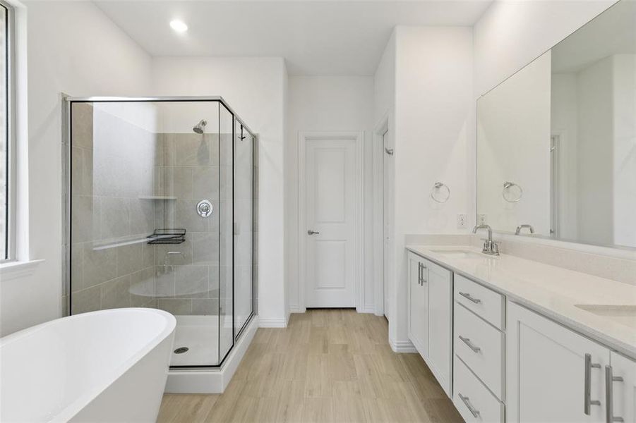 Furnished interior view inside a new home in Northlake Estates: Brookstone Collection, Little Elm (Image 13).