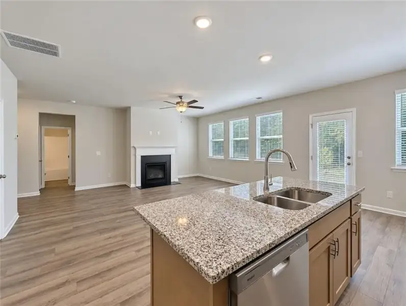 Furnished interior view inside a new home in Kingsmere Estates, Loganville (Image 8).