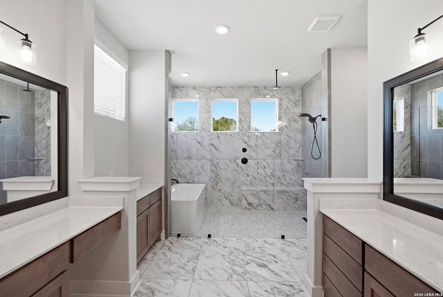 Furnished interior view inside a new home in Potranco Oaks, San Antonio (Image 9).