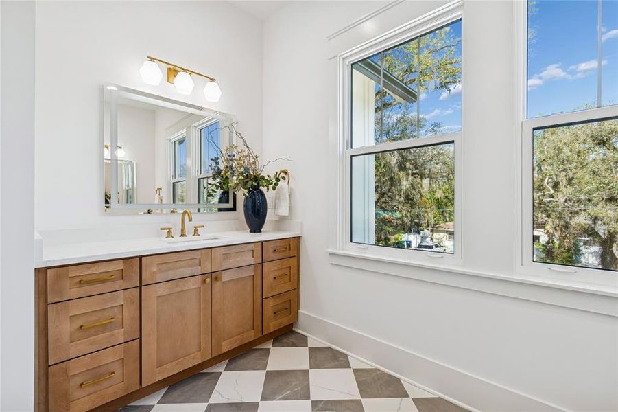 Furnished interior view inside a new home in , Tampa (Image 60). Furnished interior view inside a new home in , Tampa (Image 60).