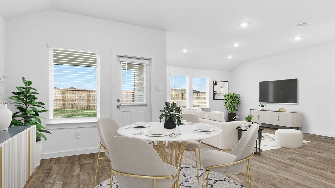 Furnished interior view inside a new home in Evergreen, Rosenberg (Image 10).