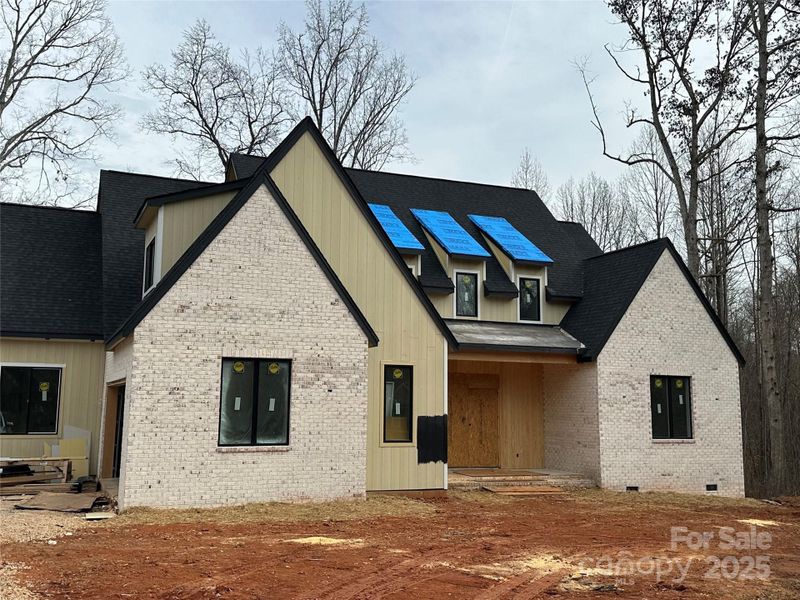 In-progress construction of a new home in , Mount Ulla, NC (Image 6).
