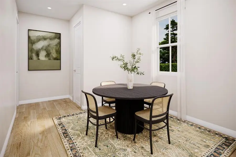 Representative furnished interior of a home built from the Nassau Bay by Ryan Homes in Waverly at Wylder, Port St. Lucie (Image 3).
