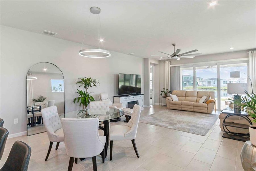 Furnished interior view inside a new home in , Venice (Image 18). Furnished interior view inside a new home in , Venice (Image 18).