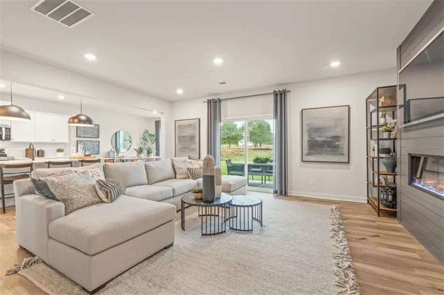Furnished interior view inside a new home in Brookshire Manor, Canton (Image 28).