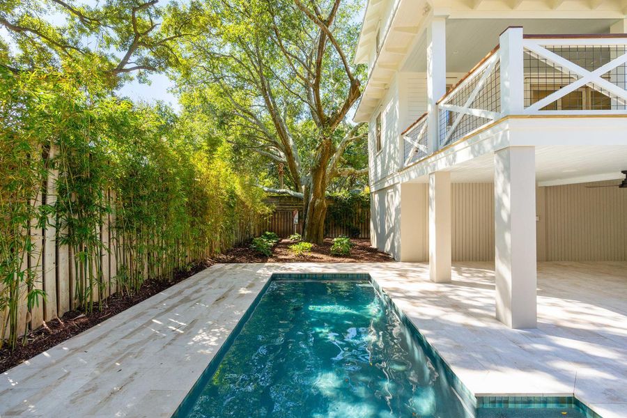 Exterior details and patio area of a home in , Isle Of Palms (Image 30). Exterior details and patio area of a home in , Isle Of Palms (Image 30).