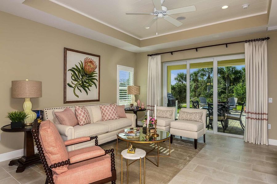 Representative furnished interior of a home built from the Fresh Spring by Neal Communities in Verandah, Fort Myers (Image 5).